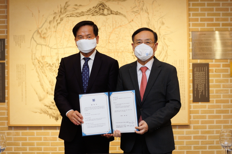 김한선 대표와 오세정 총장
